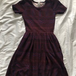 LuLaRoe Amelia Dress XXS Geometric